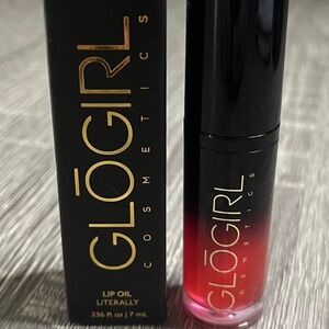GloGirl Cosmetics Lip Oil Literally Shade Plumping Vegan  Full Size 7ml NEW